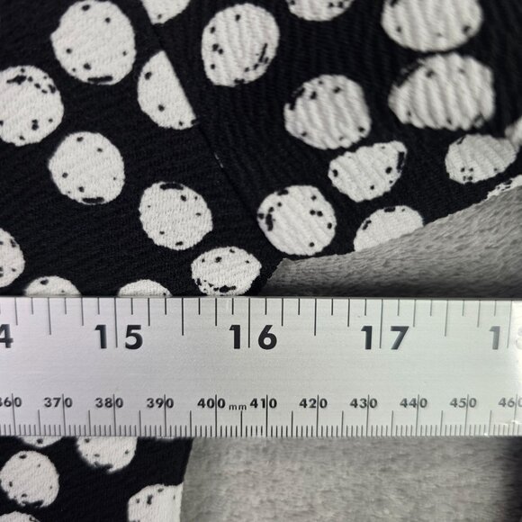 Womens LuLaRoe Black & White Polka Dot Bodycon Dress Long Sleeve Polyester XS - Picture 5 of 7